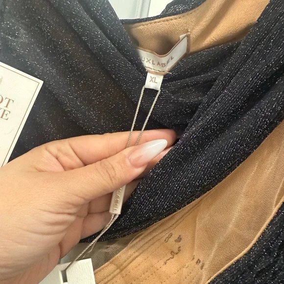 JLUXLABEL Black One Shoulder Dress - Picture 4 of 4